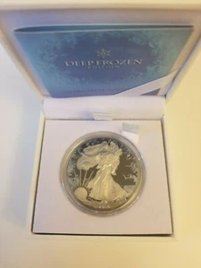 2016 AMERICAN SILVER EAGLE WALKING LIBERTY DEEP FROZEN EDITION RUTHENUM - Picture 1 of 4