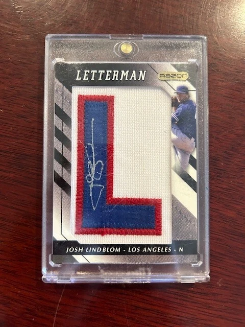 Josh Lindblom Certified Autograph Signature Jersey Card #19/20 - Image 1 of 1