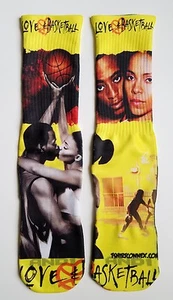 Custom Love & Basketball  Dry Fit socks movie classic sports hip hop rap - Picture 1 of 4