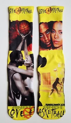 Custom Love & Basketball  Dry Fit socks movie classic sports hip hop rap - Image 1 of 4