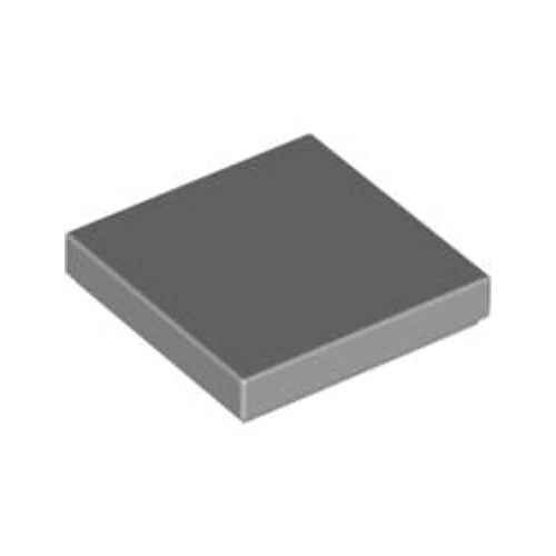 LEGO 20x Genuine Dark Stone Grey 2x2 Tile Flat Thin Studless - 4211055 3068