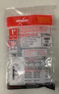 Potter AMS-51CV-WHITE SURFACE MOUNT MAGNETIC CONTACTS 10 PACK - Picture 1 of 2