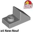 LEGO 4x Slope Slope 45 2x1 2/3 Cutout Grey/Light Bluish Gray 92946