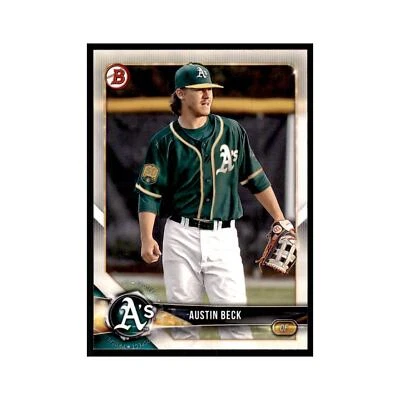 2018 Bowman Austin Beck Baseball Cards #BP6 - Image 1 of 3
