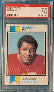 1973 Topps Football #435 Bobby Bell PSA 5.5 Nicely Centered