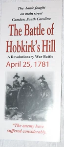 REV WAR HISTORIC CAMDEN, SC "Battles of Camden and Hobkirk's Hill," New Flyers - Picture 1 of 5