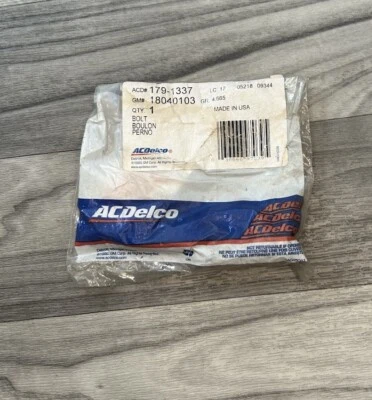 ACDelco 179-1337 Disc Brake Caliper Bolt 18040103 - Image 1 of 2