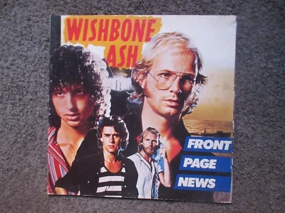 WISHBONE ASH "FRONT PAGE NEWS" 1977 MCA UK EX/VG- OOP CLASSIC/AOR ROCK LP - Image 1 of 4