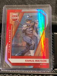 Kahlil Watson 2021 Elite Extra Prime Numbers A Die Cut #'d/78 - #16 Guardians - Bild 1 von 2