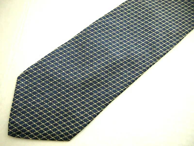 Corbata para hombre Ike Behar azul gris a cuadros texturizada 58" carrera Foto 1 de 4