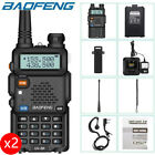 2 Pack Baofeng UV-5R Two Way Ham Radio Dual Band VHF UHF 128CH 5W Walkie Talkie