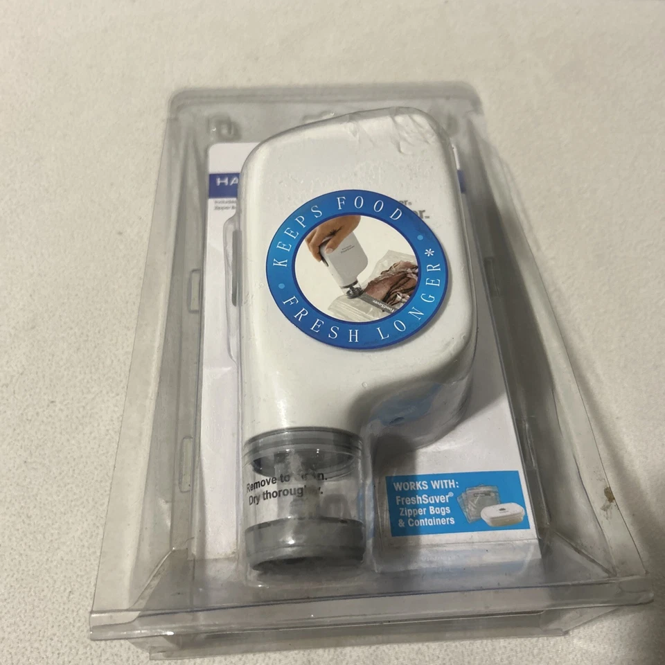 FoodSaver FreshSaver Handheld Rechargeable Vacuum System 4 Bags