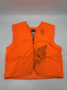 Sports Afield Vest Mens L Blaze Orange Polyester Hunting Shooting Game Bag - Picture 1 of 8