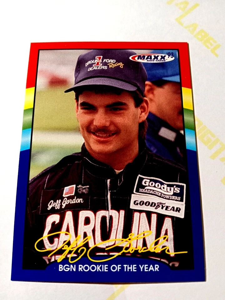 Jeff Gordon 1993 Maxx Special Edition BGN Rookie of the Year #10 - Image 1 of 1