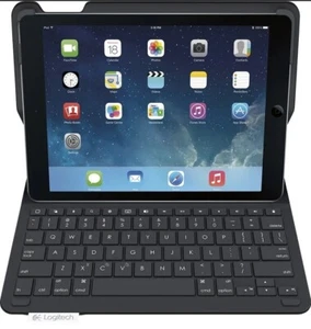 New Logitech Wireless Bluetooth Ultrathin Keyboard Cover i5 for iPad Air -Black - Picture 1 of 4