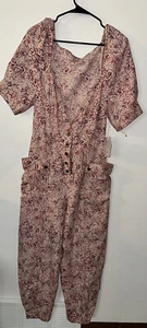 Free People On a Quest Jumpsuit Rosebud Womens Size XS (size 4) - Picture 1 of 10