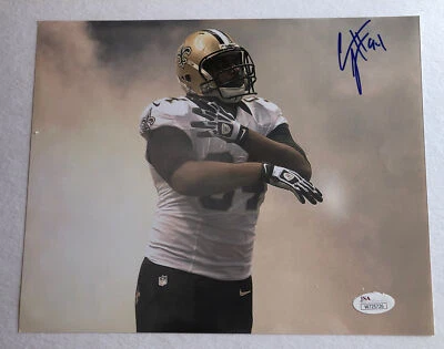 Cameron Jordan N.O. Foto firmada autografiada de 8x10 a color de Saints JSA Foto 1 de 4