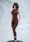 Coffee Color 1/6 Female Soldier Clothes Sleeveless Tights Jumpsuit for12''ph tbl