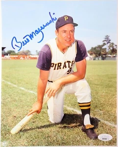 Bill Mazeroski Autographed Pittsburgh Pirates 8x10 Photo JSA COA - Picture 1 of 3