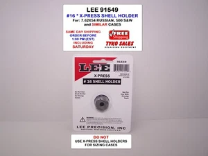 LEE 91549 * X-PRESS SHELL HOLDER * #16 * 7.62X54 RUSSIAN AND SIMILAR* 91549 - Picture 1 of 6