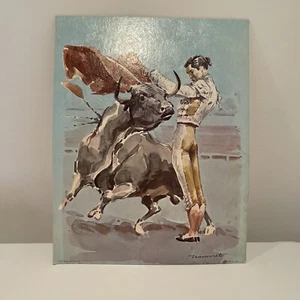 Navarette "Bullfight" 1967 Encore Art Prints, Inc. Litho In USA - Picture 1 of 9