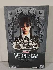 KELLOGG'S WEDNESDAY BREAKFEST CEREAL ADDAMS FAMILY BRAND NEW SEALED - Picture 1 of 4