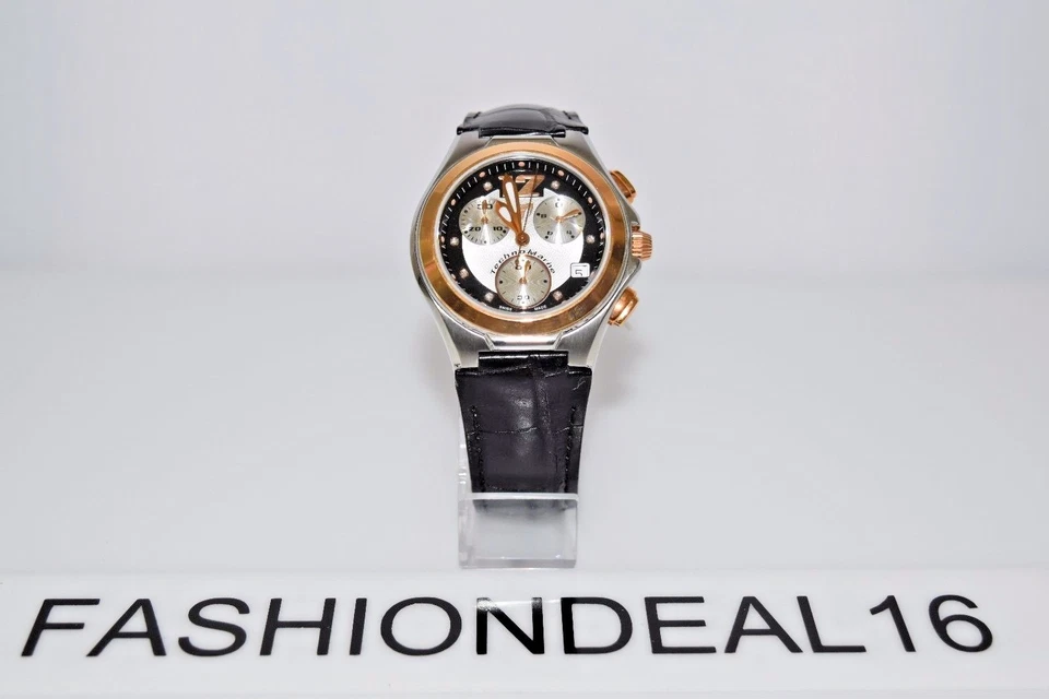 New TechnoMarine Women's Black Alligator Diamond TMNCGW-02 $1900.00 Watch - Изображение 1 из 1