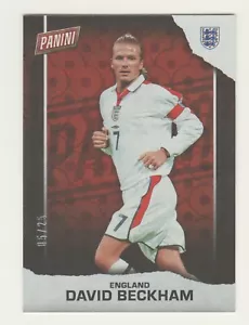 2021 Panini Father's Day PYRAMIDS FOIL #DB DAVID BECKHAM 5/25 Manchester United - Picture 1 of 2