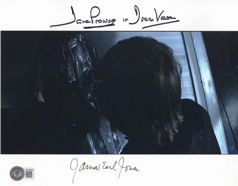 JAMES EARL JONES DAVID PROWSE SIGNED AUTOGRAPH STAR WARS 8X10 PHOTO BAS BECKETT Cover