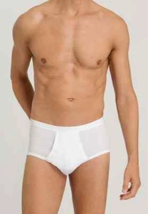 2 Packs of Hanro "Cotton Pure" Classic White Fly Briefs Underwear Size XXL £86 - Picture 1 of 7