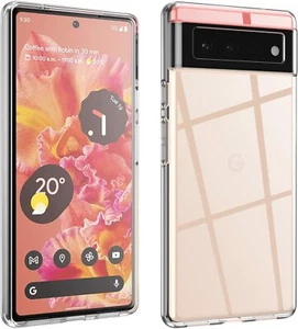 Coque Silicone Transparente Pour Google Pixel 6 Little Boutik® - Photo 1 sur 4