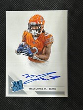 VELUS JONES JR 2023 Panini National Convention Silver Rated Rookie AUTO On Card