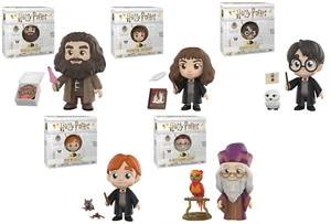 Harry Potter 5 Star Vinyl Figures Complete Set Ron Dumbledore Hermione Hagrid - Picture 1 of 12