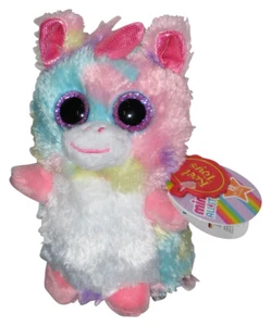 Mini Motsu All Stars Keel Toys Harmony Pink Blue White Unicorn 4-Inch Bean Bag P - Picture 1 of 1