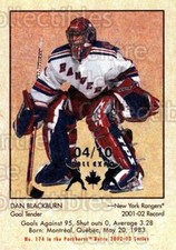 2002-03 Parkhurst Retro Fall Expo #174 Dan Blackburn