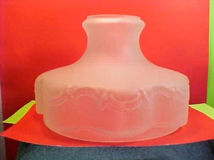 Vintage Aladdin Colman Rayo Oil Electric Frosted Glass 10" Lamp Shade - Picture 1 of 10