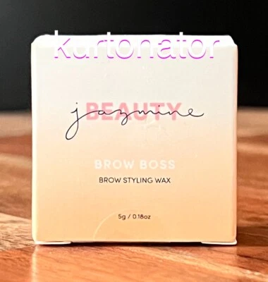 Cera de peinado Jazmine Beauty Brow Boss NUEVA tamaño de viaje 0,18 oz 10/2026 Foto 1 de 3