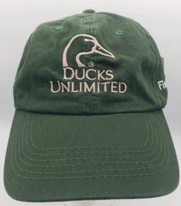 Ducks Unlimited DU Fishing Team Embroidered Logo Since 1937 Cap Hunter Green - Bild 1 von 7