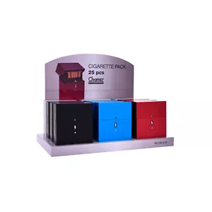 Zigarettenbox Alu Zigarettendose Box Dose für 25 Zigaretten Serie No 303 NEU - Bild 1 von 2