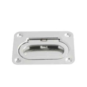 GEM Hatch Spring Loaded Lift Handle 2-5/16" x 2-15/16" Stainless Steel 1259 - Picture 1 of 2