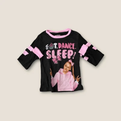 Blusa Nickelodeon JoJo Siwa manga longa preta combo 7/8 - Imagem 1 de 2