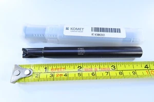 NEW 3/8" KOMET K14386301 CARBIDE INDEXABLE INSERT COOLANT BORING BAR LATHE TOOL - Picture 1 of 3