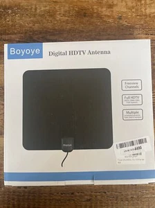 TV Aerial, Boyoye Indoor Aerial for Digital Freeview 4K 1080P HD VHF UHF... - Picture 1 of 1