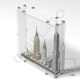 Display Case for LEGO&reg; Architecture New York #21028