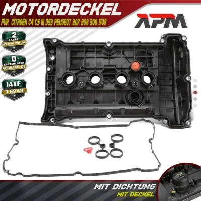 Couvercle De Soupape Pour Citroën C4 C5 III DS3 Peugeot 207 208 308 508 - Photo 1/4