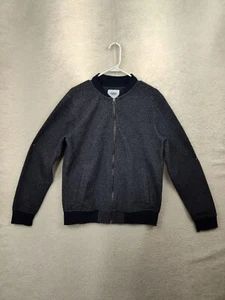 Old Navy Men Jacket Medium Blue 100%Polyester Full Zip Pocket Fleece Regular Fit - Picture 1 of 17