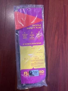 New-Old-Stock Vintage FLAGUARD Bicycle Safety Flag • Seatpost Bolt Mount. (NJ) - Picture 1 of 2