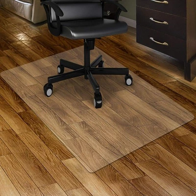 Kuyal Clear Chair mat for Hardwood Floor 30 x 48 inches Transparent Floor Mat... - Image 1 of 4