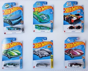 How Wheels, HW Braille Racers, ASAN, Earth Day 2023 & 2024 Editions (Lot of 6) - Picture 1 of 1