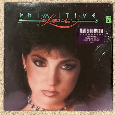 Miami Sound Machine - Primitive Love - 1985 Shrink/Hype - Epic FE 40131 EX/EX - Image 1 of 4